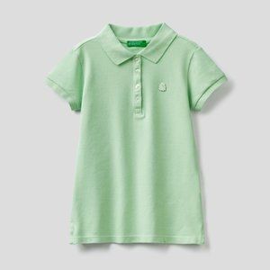United Colors of Benetton Girls Stretch Cotton Polo (NWT) - Size 10-11